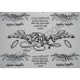 Временные татуировки в ассортименте Waterproof body tattoo stickers
